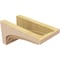 Ekena Millwork 10"W x 20"D x 10"H Wide Rockford Rough Cedar Woodgrain TimberThane Corbel, Primed Tan CORUR10X20X10ROCRCPR - alternate 2